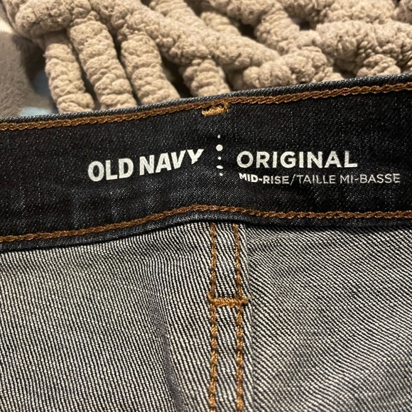 Old Navy Original Mid-Rise Straight Women's size 14/ Blue Denim Jean - Picture 5 of 6